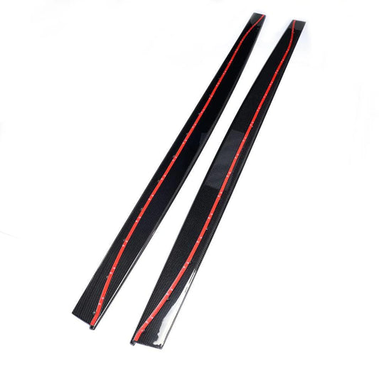 'Carbon Side Skirts 'Performance Style' for BMW M3/M4 (F80/F82/F83)