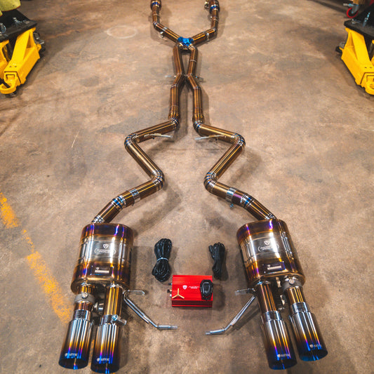 Titanium Exhaust System Valvetronic Designs V2 for BMW M3 (E90/E92/E93)