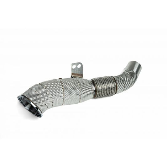 VRSF Catless Downpipe with heat shield for BMW B58 Gen 1