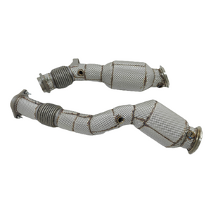 Sporty Downpipe with 200 cpsi catalyst for BMW S58 - M2/M3/M4 (G87/G80/G81/G82/G83)