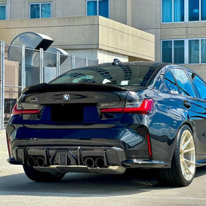 'F1 Style' Diffuser for BMW M3/M4 (G80/G81/G82/G83) in Gloss Black