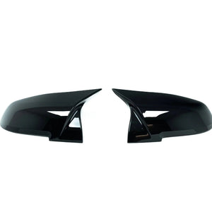 M Style mirror housings for BMW Series F (1-4) in glossy black