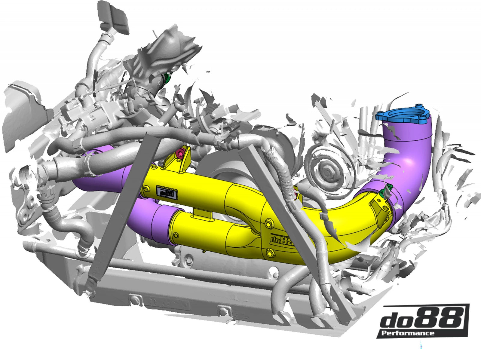 do88 Charge Pipe Kit - BMW S58 M2 M3 M4 (G80/G81/G82/G83/G87)