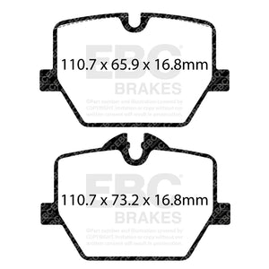 EBC Bluestuff DP52331NDX - Brake Pads (Front) 395mm for BMW M - Series G M5/M8/X5M/X6M