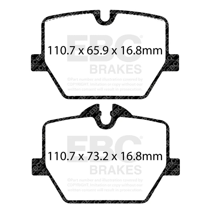 EBC Bluestuff DP52331NDX - Brake Pads (Front) 395mm for BMW M - Series G M5/M8/X5M/X6M