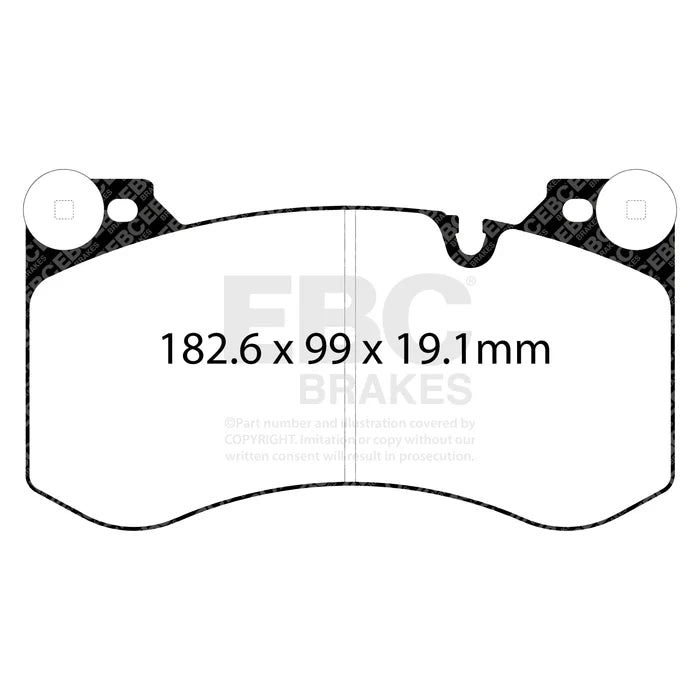 EBC Yellowstuff DP42454R - Brake Pads (Front) 380mm for BMW M - Series G M2/M3/M4