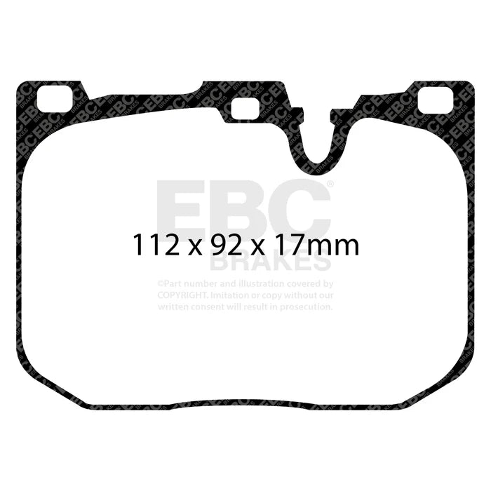 EBC Yellowstuff DP42454R - Brake Pads (Front) 380mm for BMW M - Series G M2/M3/M4