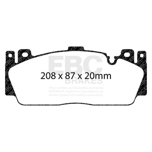 EBC Yellowstuff DP42454R - Brake Pads (Front) 380mm for BMW M - Series G M2/M3/M4