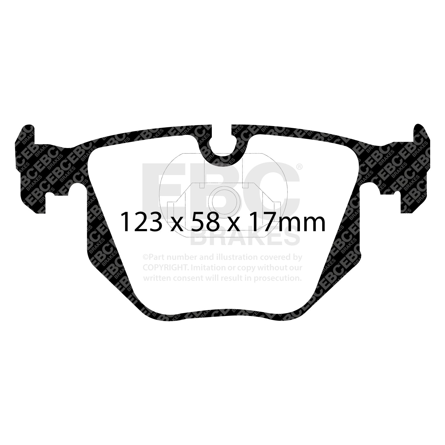 EBC Yellowstuff DP42089R - Brake Pads (Rear) 370mm for BMW M - Series G M2/M3/M4