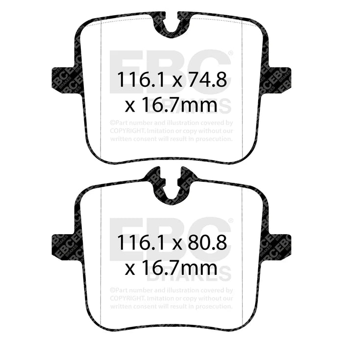 EBC Bluestuff DP52331NDX - Brake Pads (Front) 395mm for BMW M - Series G M5/M8/X5M/X6M