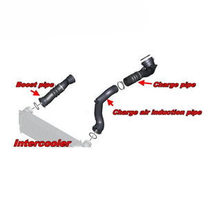 Charge Pipe + Boost Pipe Kit FTP Motorsport - BMW N55 Seria F1X F0X (535i, 640i, 740i)