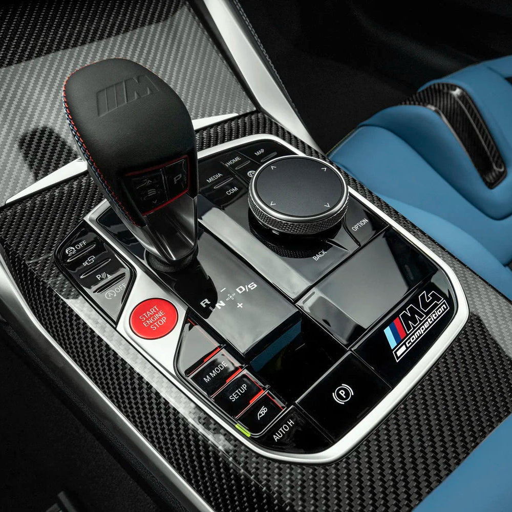 Genuine BMW M4 Competition LCI Centre Console Trim Interior Badge (G82/G83)