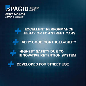 Pagid Street+ – Front Brake Pads for BMW 335I/340I (F30/F31)