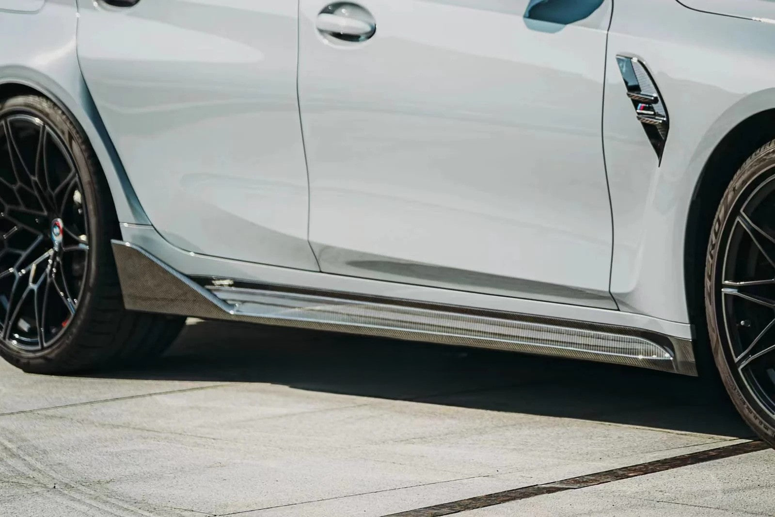 'Carbon Side Skirts 'Performance Style' for BMW M3 G80/G81'