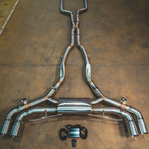 Valvetronic Designs exhaust system for BMW X5M/X6M (F95/F96)